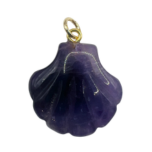 Load image into Gallery viewer, Semi-precious Pendants: Red Agate Shell
