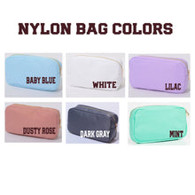 Load image into Gallery viewer, Nylon Pouch, Mini Nylon Pouch, Nylon Bag: Nude
