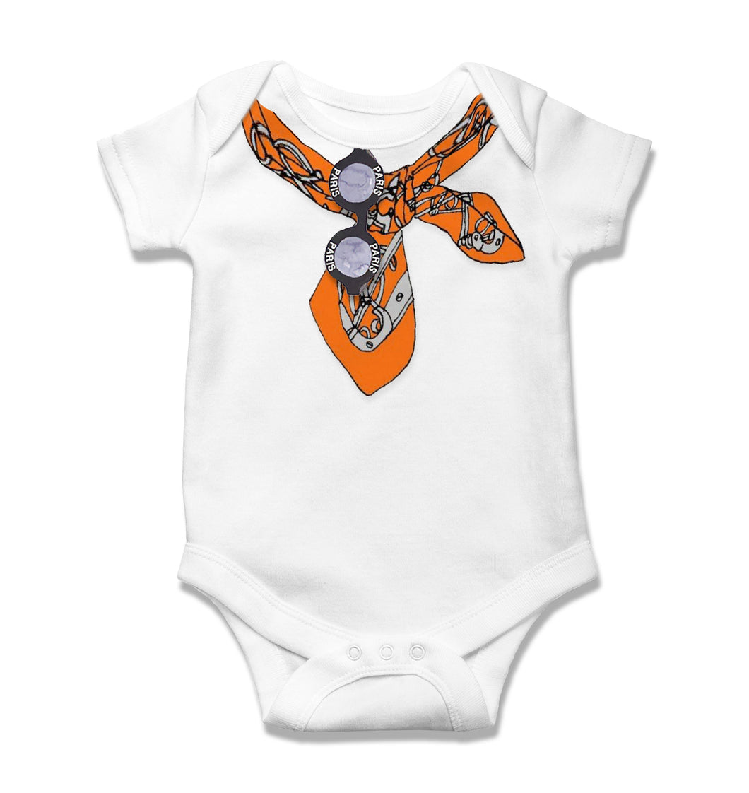 Onesie - Scarf: 6-9 Months