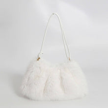 Load image into Gallery viewer, WINTER FASHIONABLE ALL-MATCH FUR PLUSH BAG_CWAB3918: Black / (OS) 1
