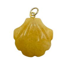 Load image into Gallery viewer, Semi-precious Pendants: Red Agate Shell
