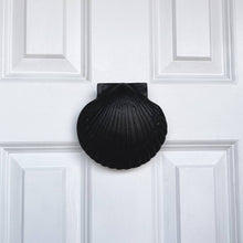 Load image into Gallery viewer, Scallop Door Knocker: Brass / 3.75H x 4W

