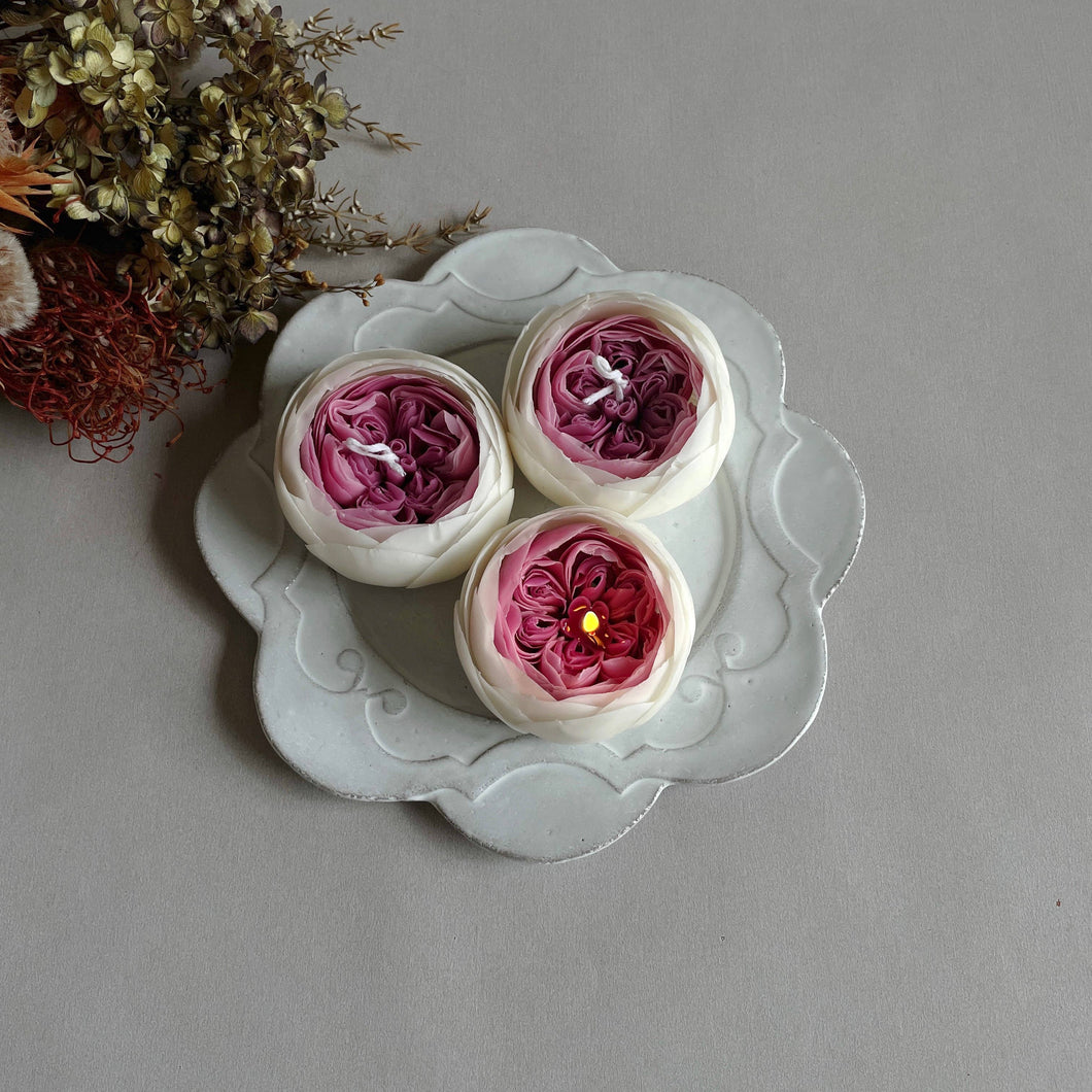 Rose Candle, Rose Scented Candle, Gift Candle, Cake Topper Candle, Centerpiece Decoration