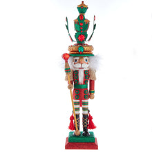 Load image into Gallery viewer, 18“ Hollywood Nutcrackers™ Red and Green Leaves Hat
