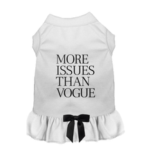 Load image into Gallery viewer, More Issues Than Vogue- Dog Dress: Medium
