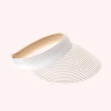 Load image into Gallery viewer, Comfort Clip Straw Visor – Available in Many Colors!: Baby Blue
