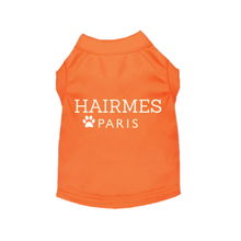 Load image into Gallery viewer, My Everyday Hairmes Day Tee- Dog Shirt: Orange / 2XL
