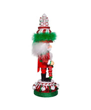 Load image into Gallery viewer, 15&quot;R/W/Gr Candy Tower Hat Nutcrackr
