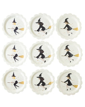 Load image into Gallery viewer, WHH1041 -  Witching Hour Witches Paper Plate Set
