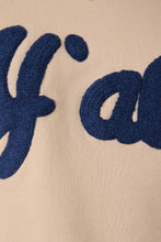 Load image into Gallery viewer, CREW NECK &quot;Y&#39;ALL&quot; FLOCKED SWEATSHIRT: TAUPE / S
