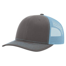 Load image into Gallery viewer, Richardson 112 Classic Premium Trucker Hat, Snapback Cap: Charcoal/White
