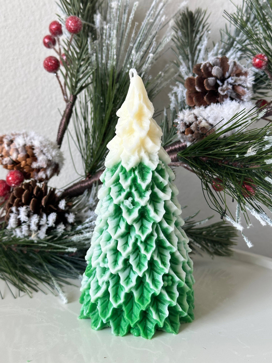 Classic Christmas Tree Candles (1pc): Fraser Fir / Large Tree