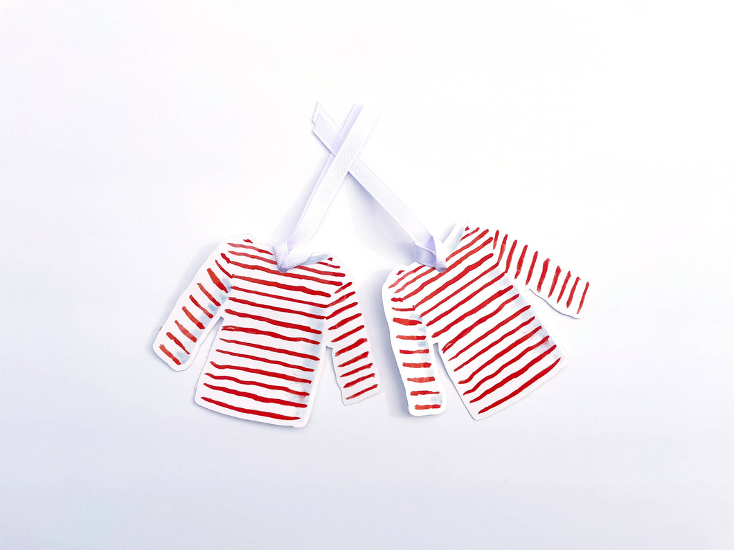 Stripe Shirt Gift Tags