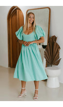 Load image into Gallery viewer, Cherie Puff Sleeve Midi - Tosca
