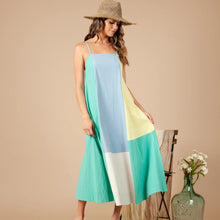 Load image into Gallery viewer, Color Block Midi Dress
