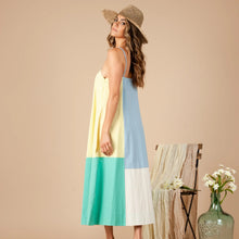 Load image into Gallery viewer, Color Block Midi Dress
